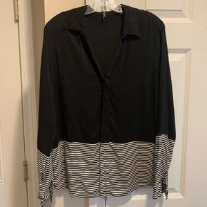 Splendid women’s striped blouse size large